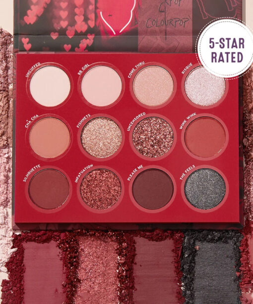 Colourpop All That 12色紅色系眼影盤