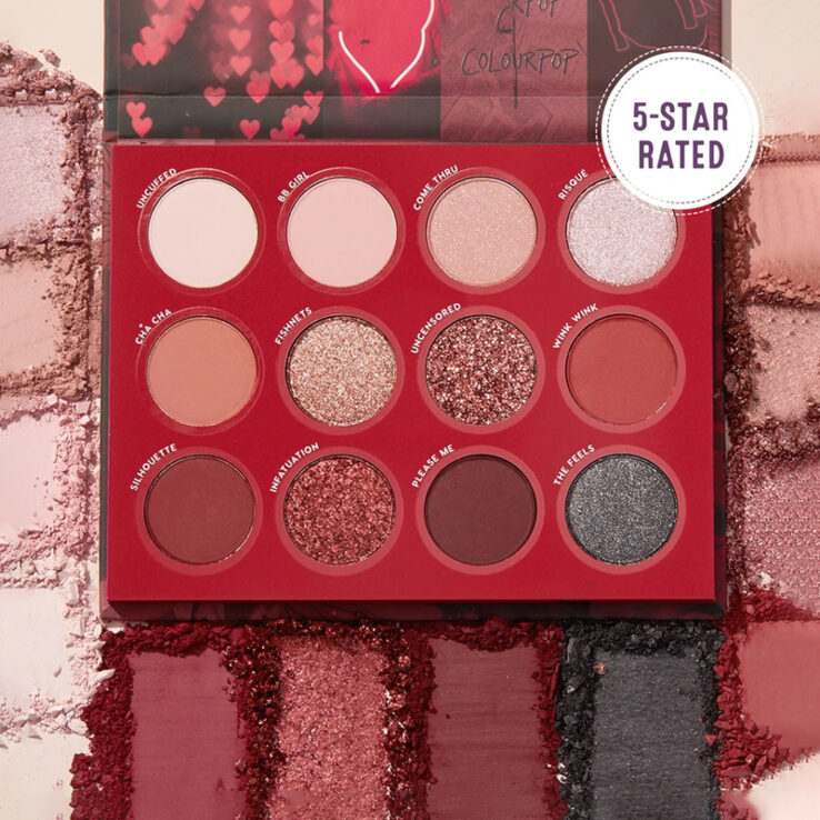 Colourpop All That 12色紅色系眼影盤