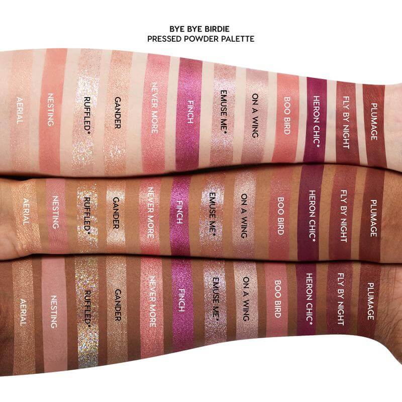 ColourPop Bye Bye Birdie Eyeshadow Palette 12色眼影盤 Color Swatch ColourPop Bye Bye Birdie Eyeshadow Palette 12色眼影盤 Color Swatch