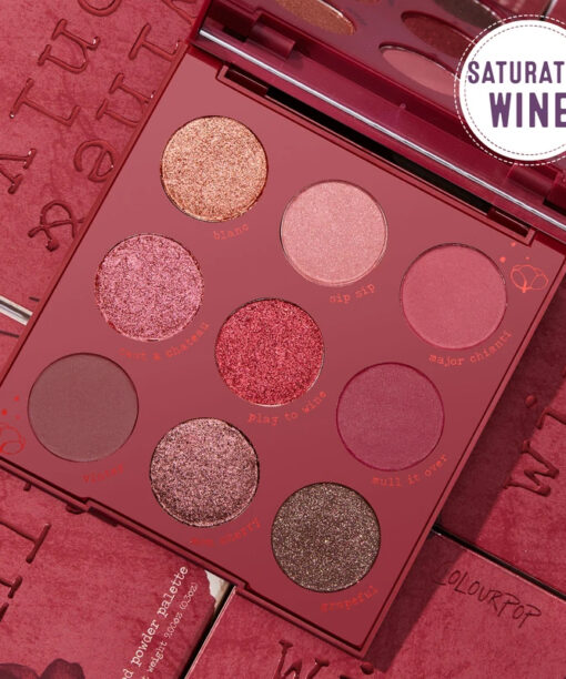 Colourpop wine & only 9色紅酒眼影盤