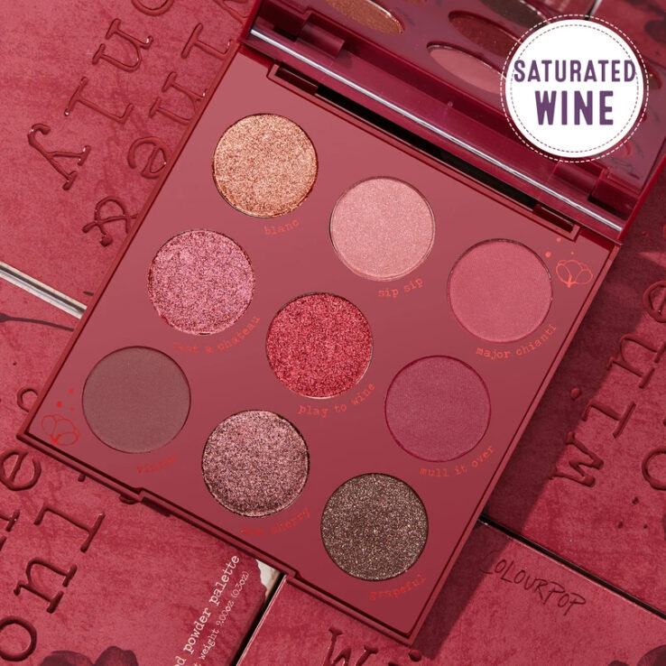 Colourpop wine & only 9色紅酒眼影盤