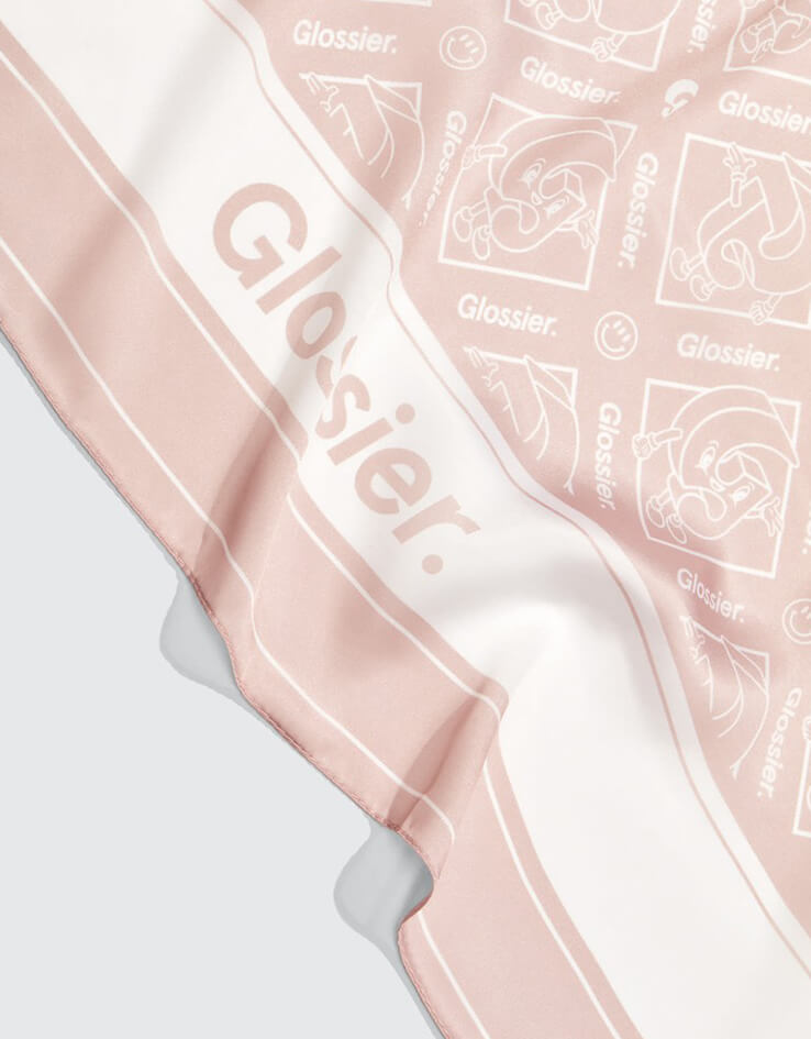 Glossier G Pal Scarf glossier 限量版絲巾