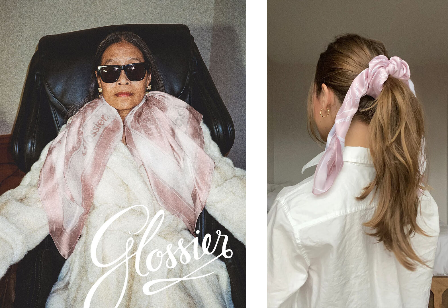Glossier G Pal Scarf glossier 限量版絲巾
