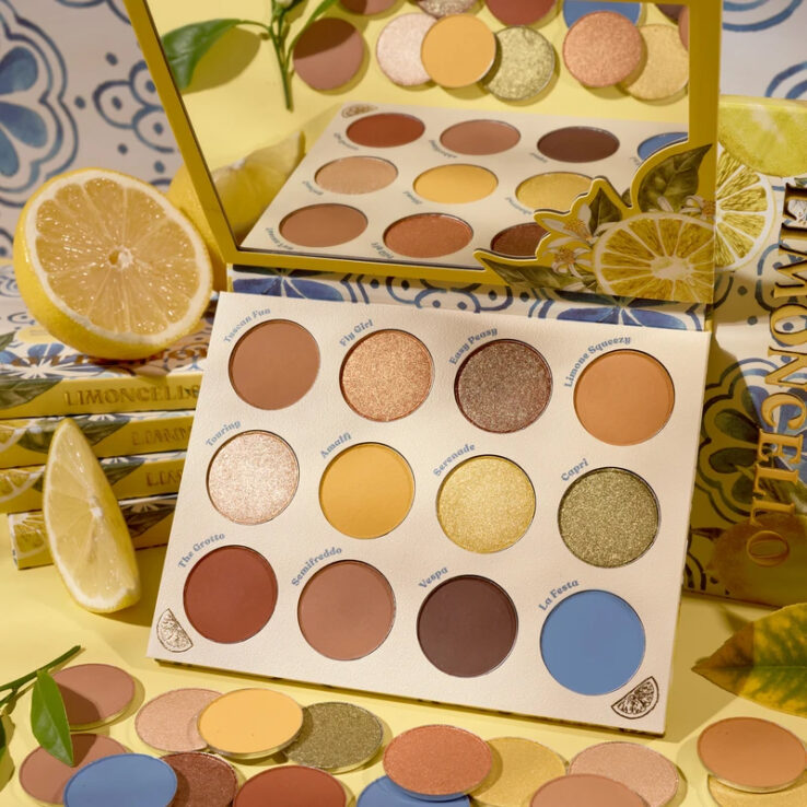Colourpop limoncello | 12色清新檸檬酒眼影盤