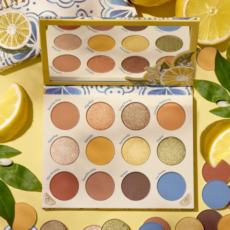 Colourpop limoncello | 12色清新檸檬酒眼影盤