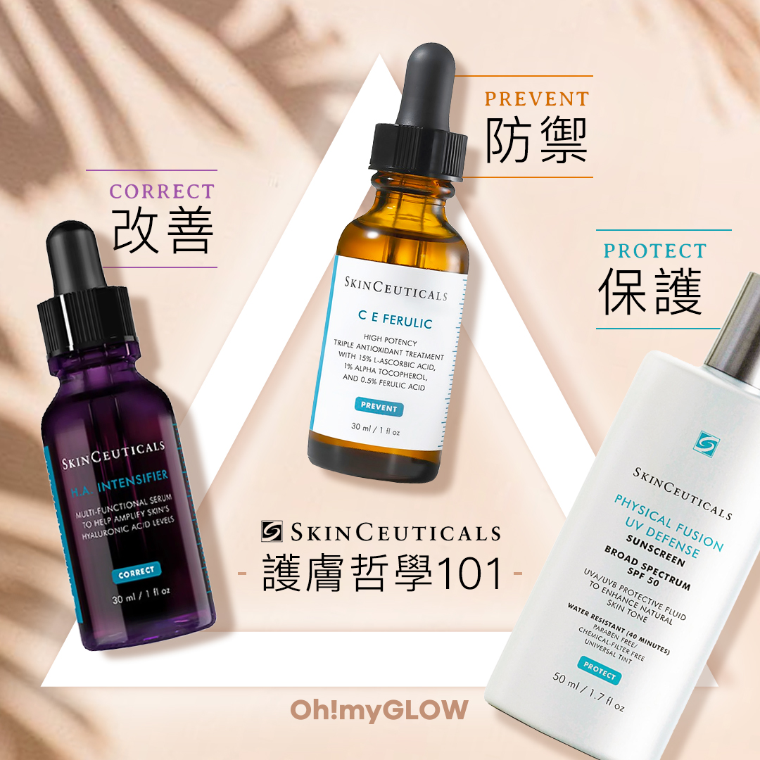SkinCeuticals護膚鐵三角：防禦＋保護＋改善