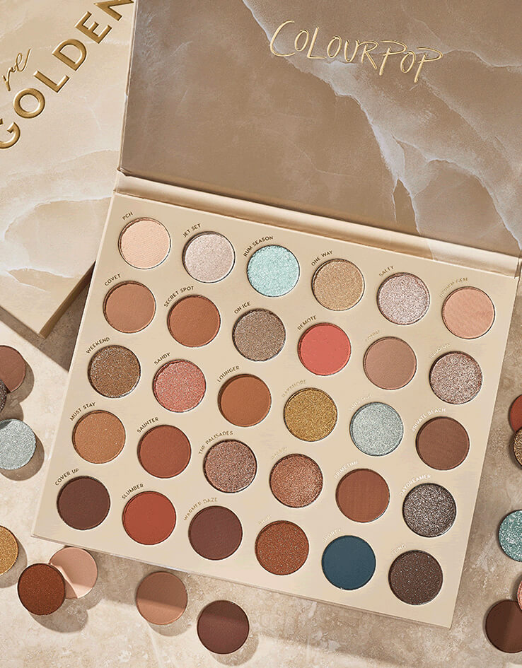 ColourPop You're golden 30色眼影盤 現貨發售 快遞免運